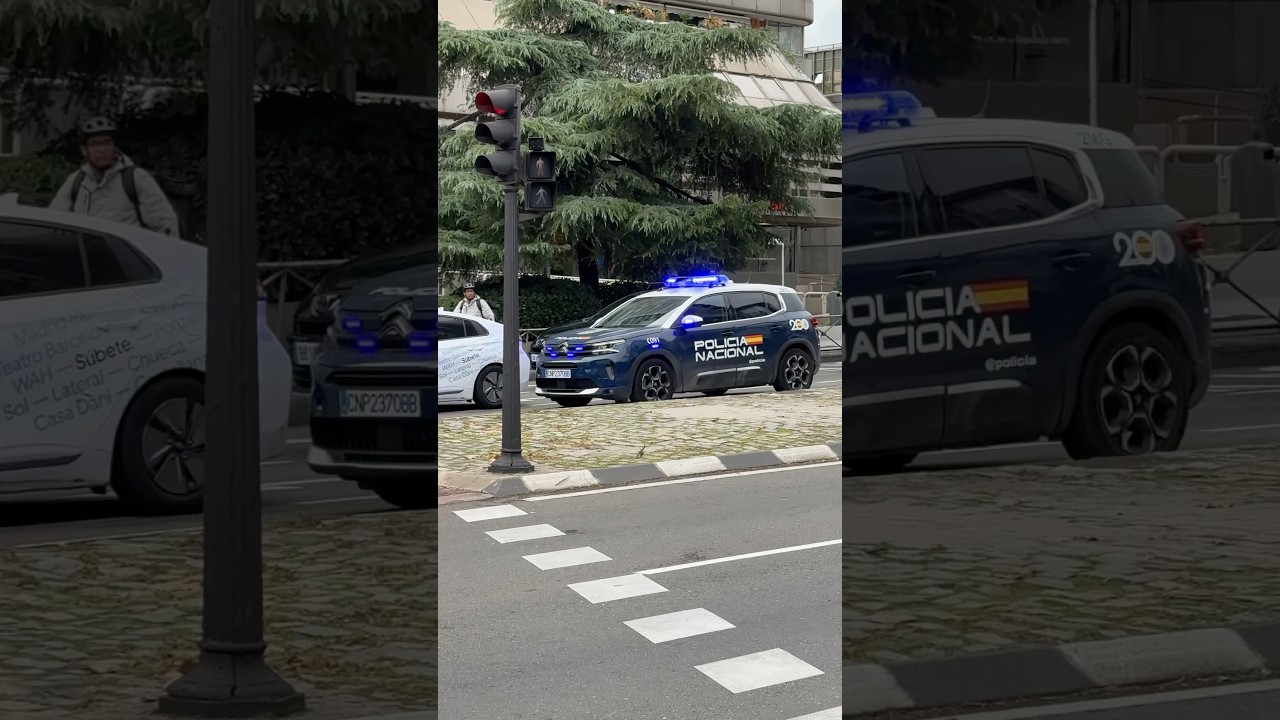 Nueva Citroen Policía Nacional Española en emergencia 