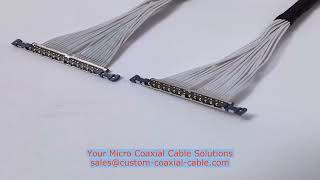 82147-100b-02-d coaxial cable soldering micro coaxial cable factory short lead time h4 headlight con
