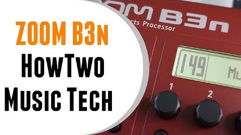 #001 - #072 ZOOM B3n Mini Tutorials Compilation