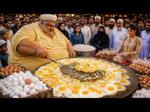 FASTEST GIANT EGG TIKKI SELLER 😱 | INCREDIBLE STREET STYLE EGG GHOTALA | PAKISTANI STREET FOOD thumbnail
