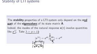 State space control methods: video 4 Mathematical descriptions part 3