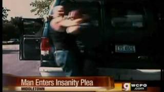 Man pleads not guilty by insanity in cop attack