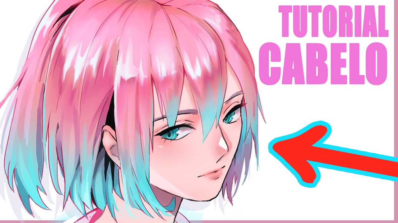 Aprenda a DESENHAR CABELO DE ANIME de uma vez por todas! 