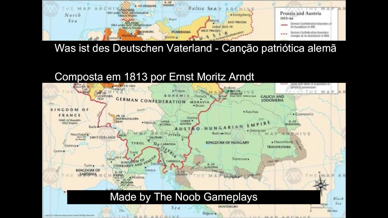Was Ist Das Deutsche Vaterland Was ist des Deutschen Vaterland - Canção patriótica alemã (Legendado DE