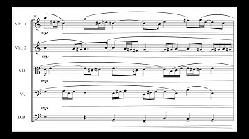 Max Reger - Chorale Prelude Op.67 N.3 for String Quintet (new clip) - Sheet Music