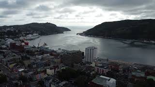 Drone video from Veteran’s Square Queen’s Road St. John’s