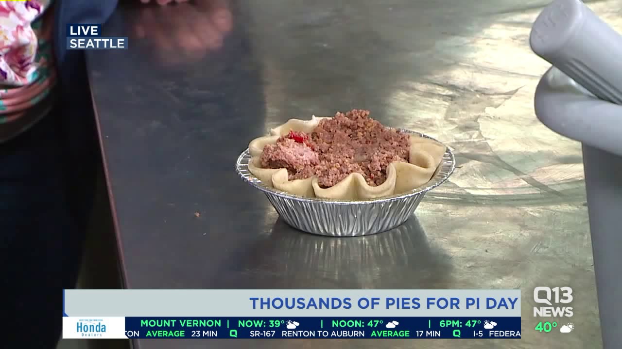 Thousands of pies for PI day - YouTube