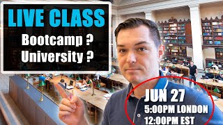 Self-taught vs Bootcamp vs University - What's The Right Solution For YOU in 2024?