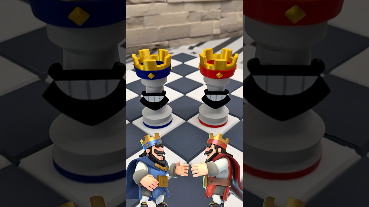 Making a Clash Royale Chessboard! Chess Royale Ep. 3 - Kings 