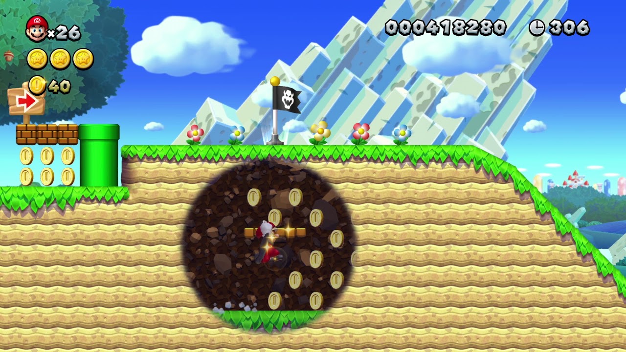 New Super Mario Bros. U Deluxe - Gameplay 1 games people play