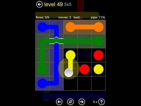 Flow Free Bridges - Starter Pack - 5X5 , Level 49
