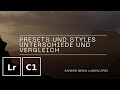8  Presets und Styles   Unterschiede und Vergleich