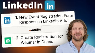 LinkedIn Event Registration to Demio Webinar Registration Using Zapier