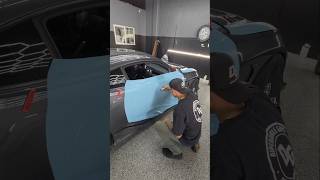 Toyota Gr86 going Frozen Satin Snowblue wrap #vinylwraps #carwraps #ppf #toyota #gr86