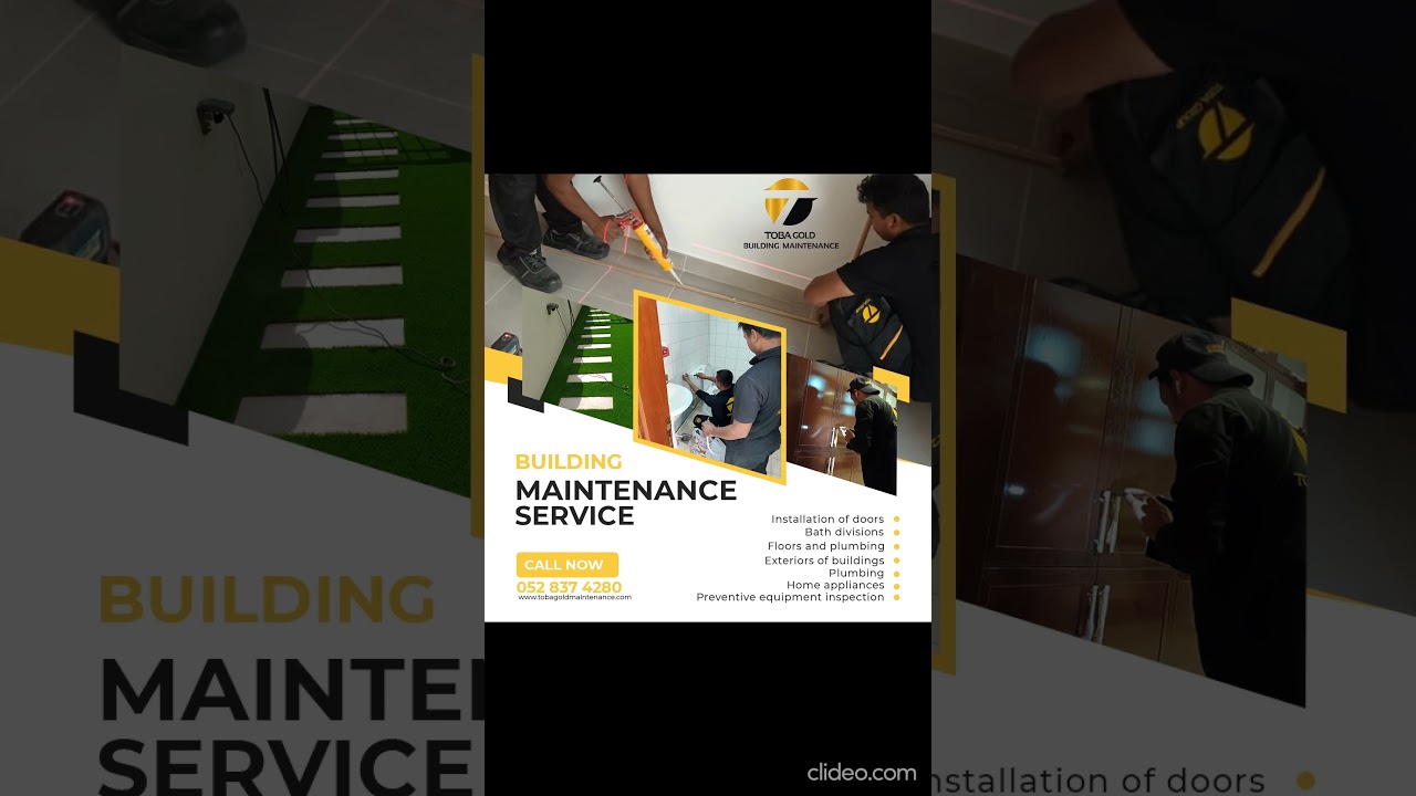 Building Maintenance Services and Property Maintenance Services in Dubai, Sharjah or the wider U.A.E