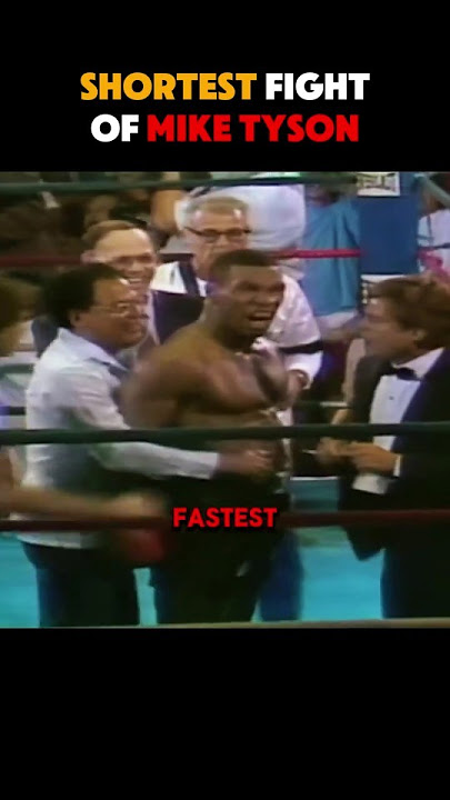 Mike Tyson's Fastest Knockout Ever!