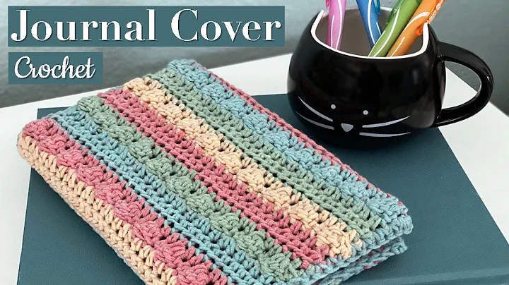 Crochet Book Cover Pattern | Perfect Stitch for Scarves and Blankets Too!
