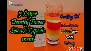 5 Layer Density Tower Science Experiment