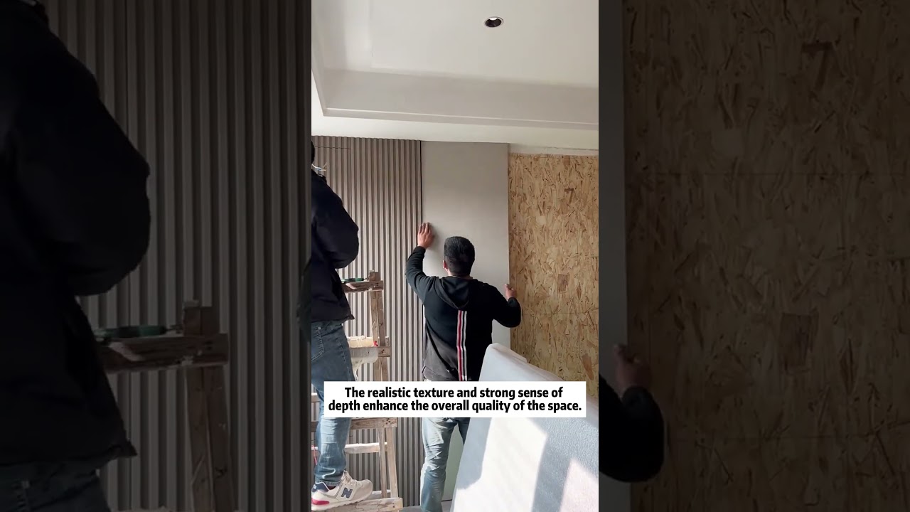 Фоновая стена из WPC-панелей. Завод по производству WPC-панелей в Китае. Поставщик WPC-панелей.