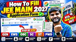 How To Fill JEE Mains Application Form 2027✅ | JEE Mains Registration Form Filling 2027 #jeemain2027