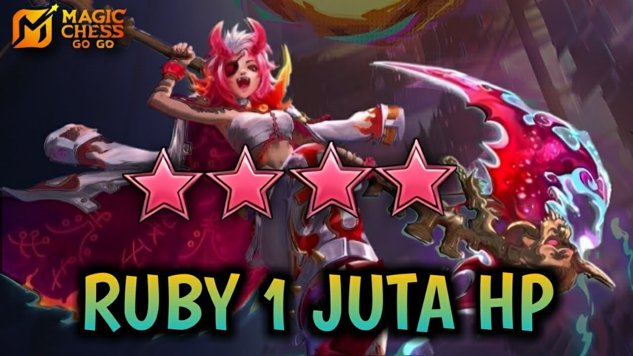 RUBY BINTANG EMPAT DENGAN SEJUTA HP !! #gochessgo #magicchessgogo #mcggidcreator #mcgg 
