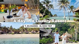 A Day in a luxury resort in El Nido Palawan | Honeymoon Vlog | DG Diaries