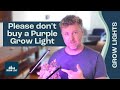 Why Are Grow Lights Purple? Plus 3 KEY REASONS Why You Should Avoid Using A Purple Grow Light