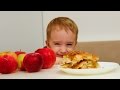 Манник с яблоками  Готовим с детками  Простой пирог из манной крупы  Pie With Apples