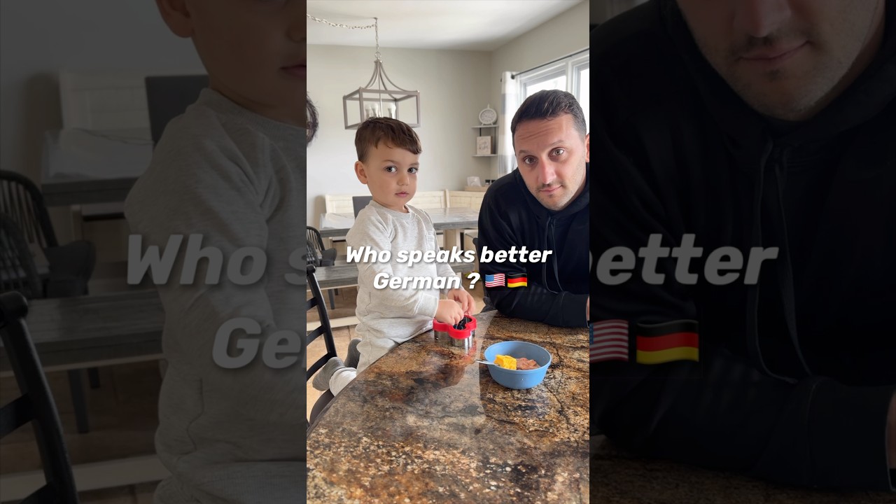 to be fair, little Louie has been speaking German his whole life! 🤣 