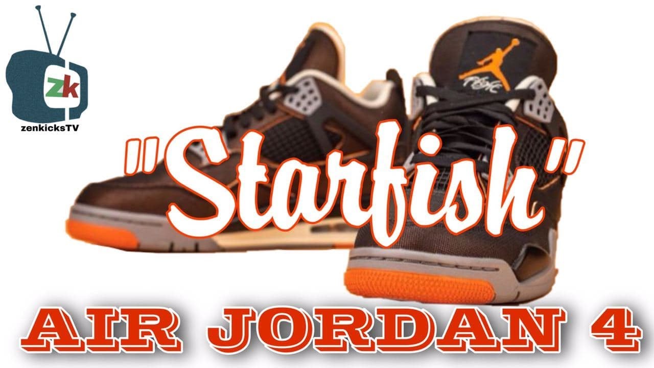 AIR JORDAN 4 STARFISH | zenkicks TV