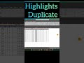 Highlight Duplicates in Excel 🔥 | @DecodewithDiksha8 | #exceltutorial | #viral | #trending | #reel
