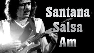 Vignette de la vidéo "Santana Salsa Style Backing Track in A Minor ☮"