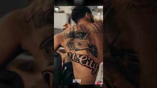 NBA PLAYERS BEFORE AND AFTER TATTOOS PART 3 #lebronjames #nba #tattoos #viral #dunk #jamorant