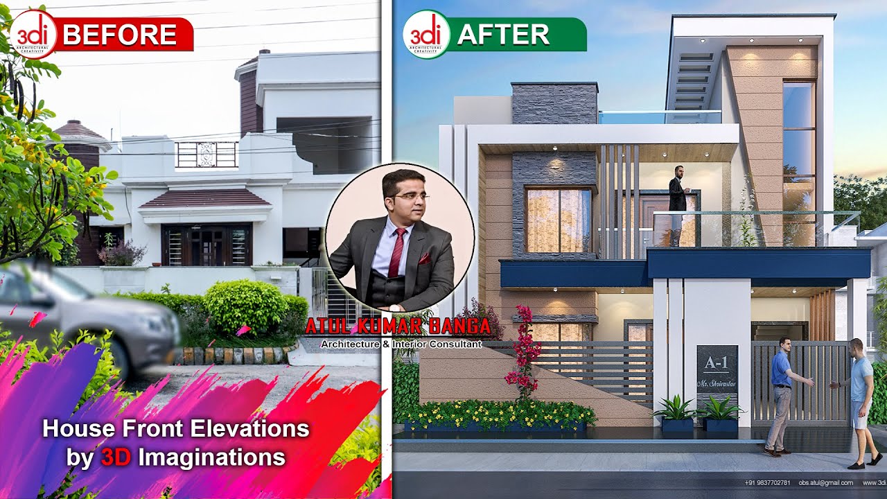 House Front Elevations By 3D Imaginations Alliance Rudrapur YouTube