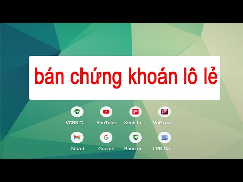 Video Bán cổ phiếu lô lẻ tại sàn HOSE - youtube