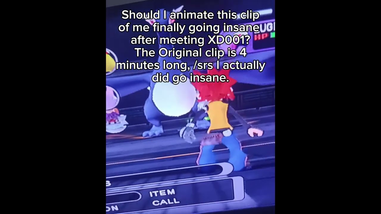 The day I actually went insane meeting XD001, this is not a bit. Should I animate this?