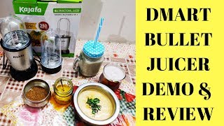 DMart Bullet Juicer Review in Tamil| Bullet Blender| Bullet Juicer Demo & Review|DMart Shopping Haul