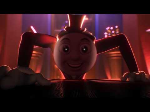 Caine's Crashout but it's Mattel on Thomas