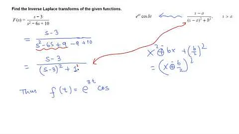 Finding inverse Laplace Transform using table 2/5