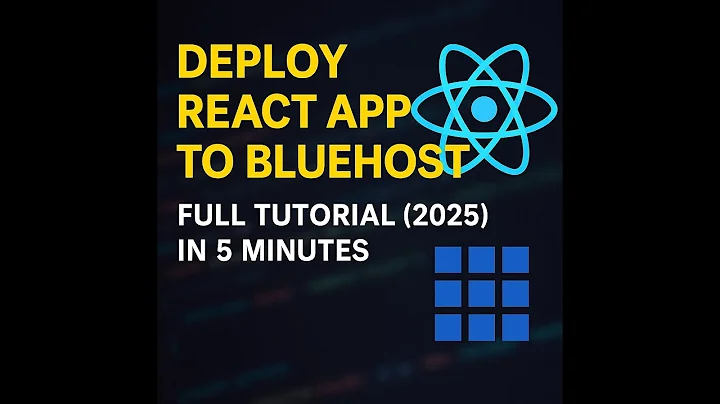 Deploy React App on Bluehost in 5 Minutes (2025) | Complete Step-By-Step Guide