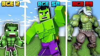 Surviving 99 Years As Hulk in Minecraft