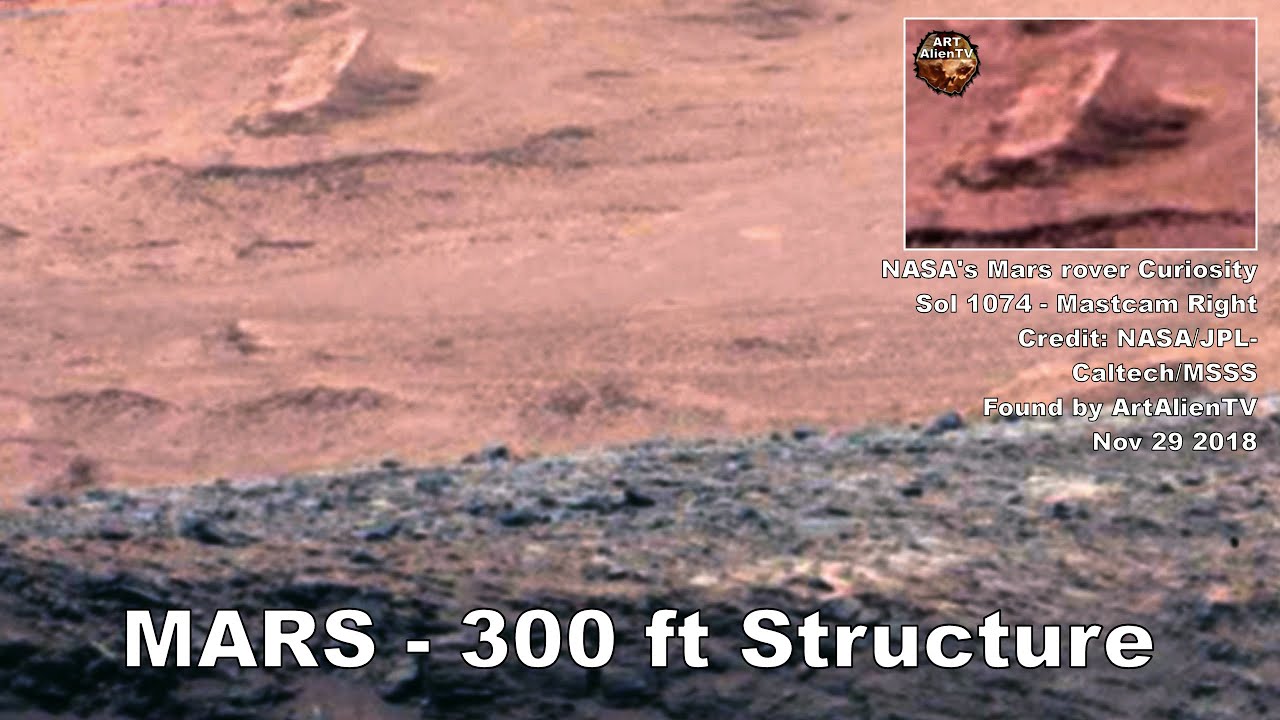MARS 300 ft Structure Found. ArtAlienTV - YouTube