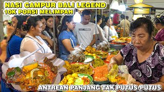 Download lagu LEGENDARY BALI MIXED RICE IN DENPASAR ‼️ CHEAP PRICES, HUGE PORTIONS 😍 MAMAK AYUK KUMBASARI MARKET