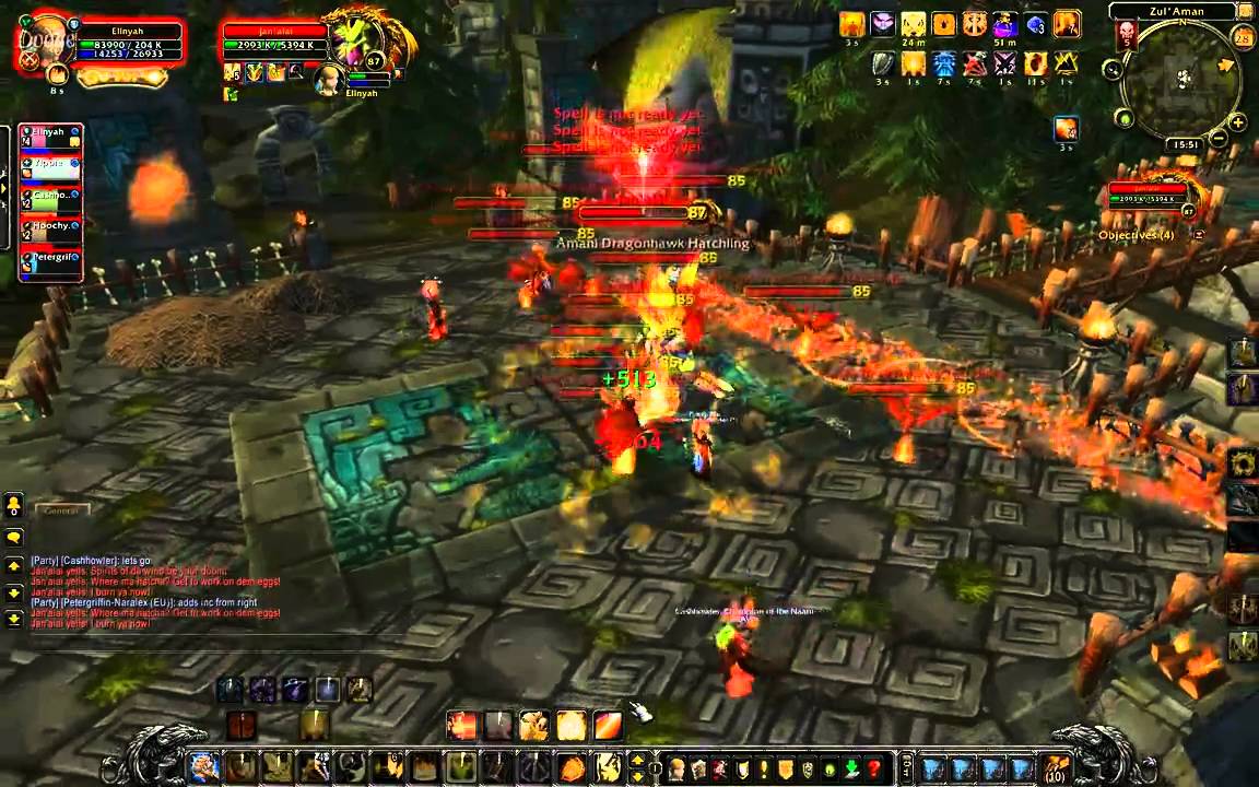 [Cataclysm Heroic Dungeon] Zul'Aman, Jan'alai - Tank PoV (PTR 4.1)