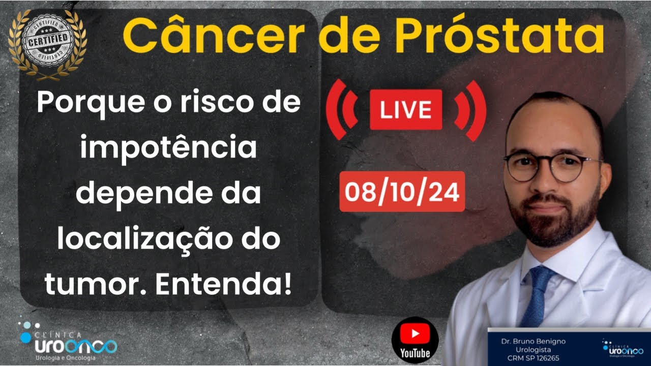 A localização do tumor dentro da próstata importa para a Ereção. Entenda porque ￼