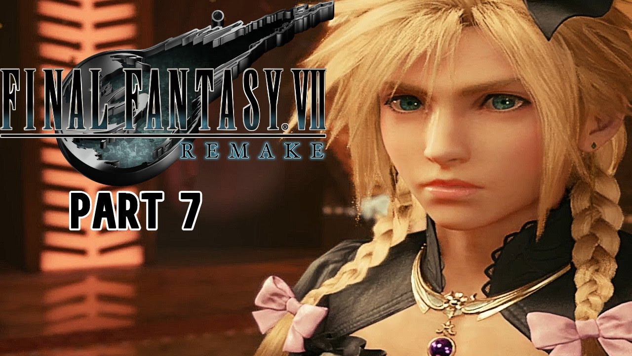 Playing Final Fantasy VII Remake Part 7 - YouTube