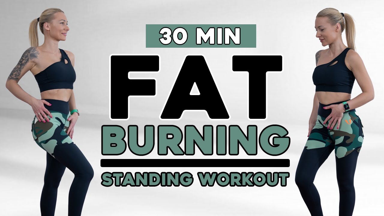 🔥 30 Min Home Workout🔥 Standing Full Body🔥 Fat Burn Workout | No ...