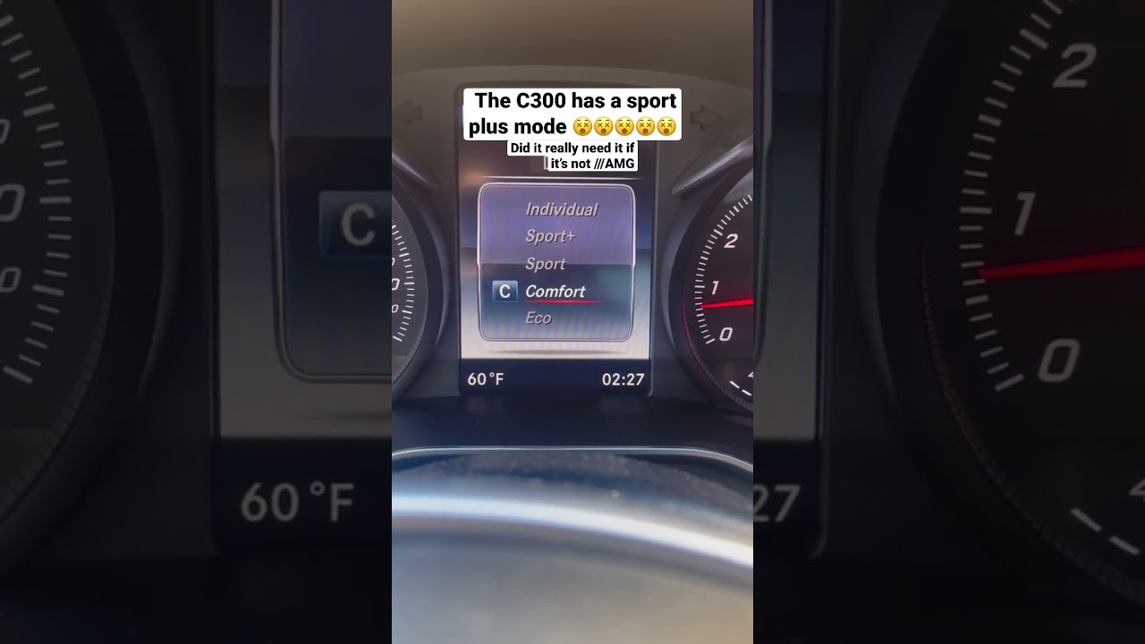 C300 Has A Sport Plus Mode Shorts Mercedesbenz