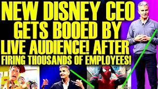 Disney CEO Gets BOOED By Live Audience After FIRING THOUSANDS Of Employees! This Is Embarrassing