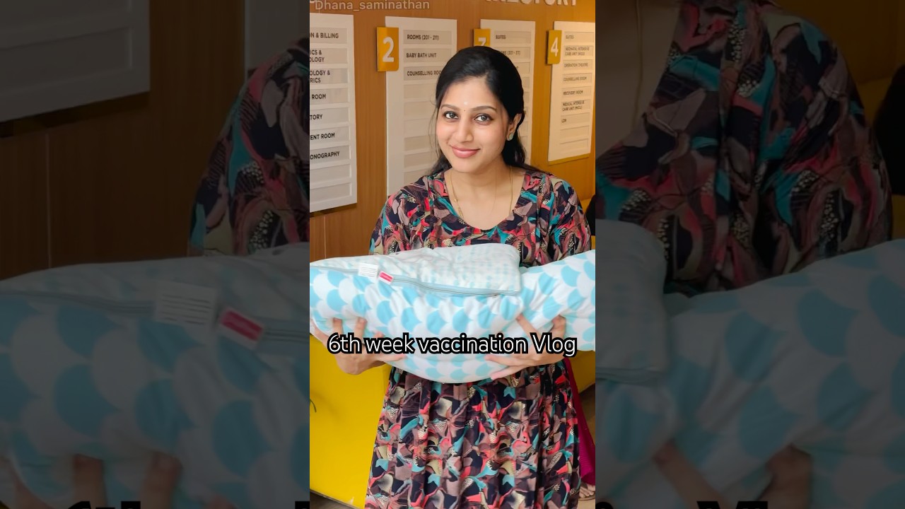6th week vaccination Vlog💉 Which one do you prefer for vaccination🙌🏻 